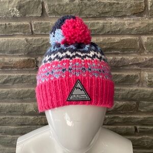 Kids L.L. Bean Chunky Yarn Pom-Pom Beanie, Sm-Med